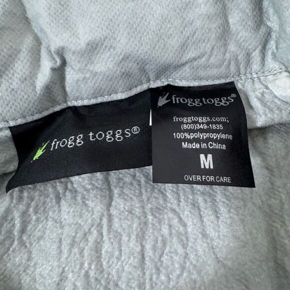 Frogg Toggs Men’s Grey Zip Up Jacket Size Medium 100% Polypropylene - Picture 8 of 11